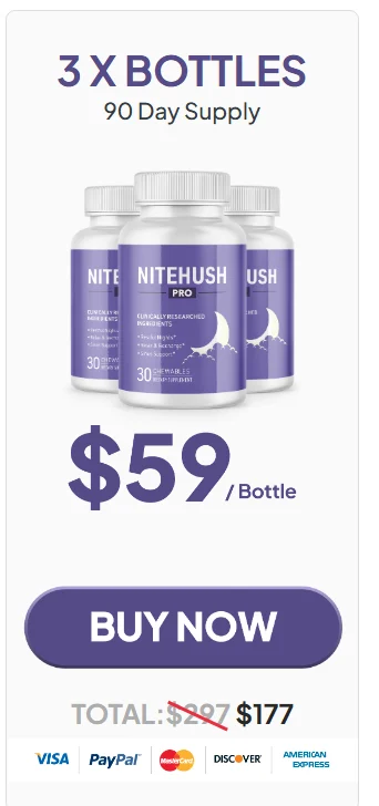 Nitehushpro - 3 Bottles